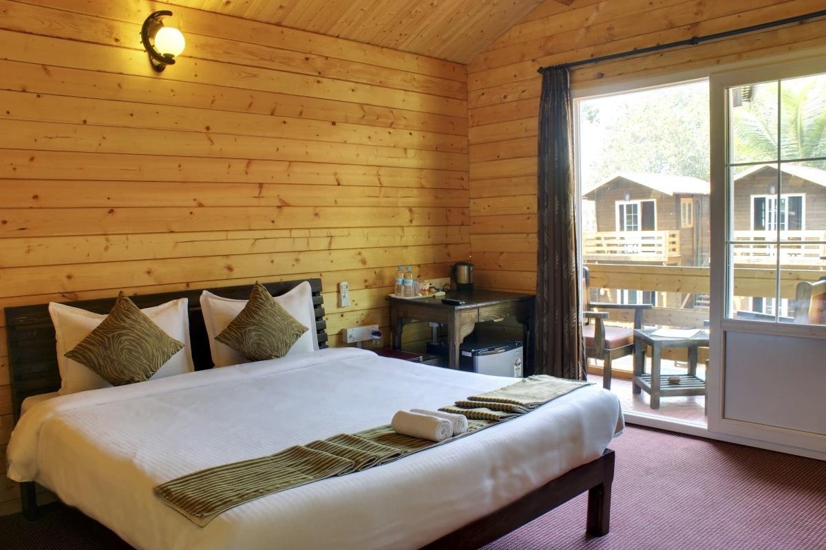 Tiara Fiesta Beach Cottages Morjim Eksteriør billede